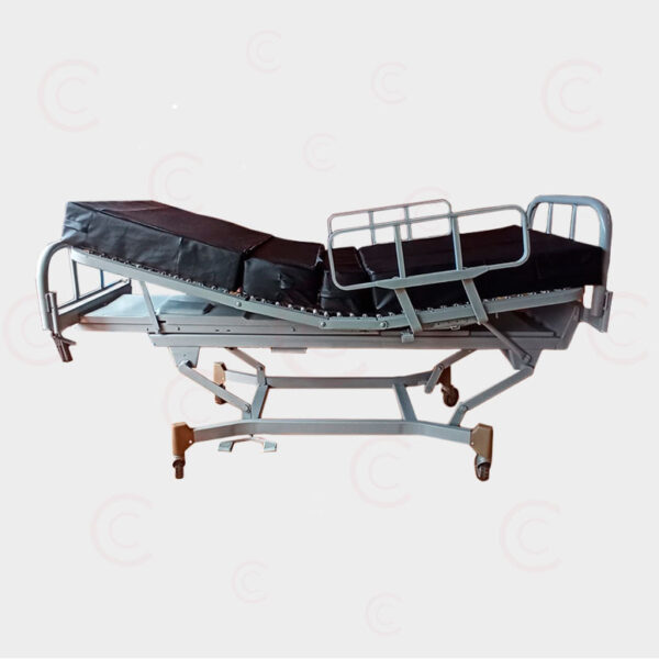 Cama de hospital reclinable con rodos